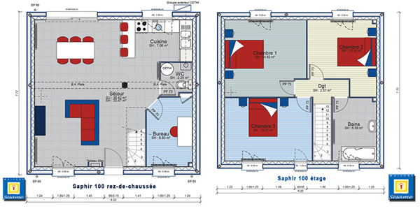 plan maison 30m2 gratuit